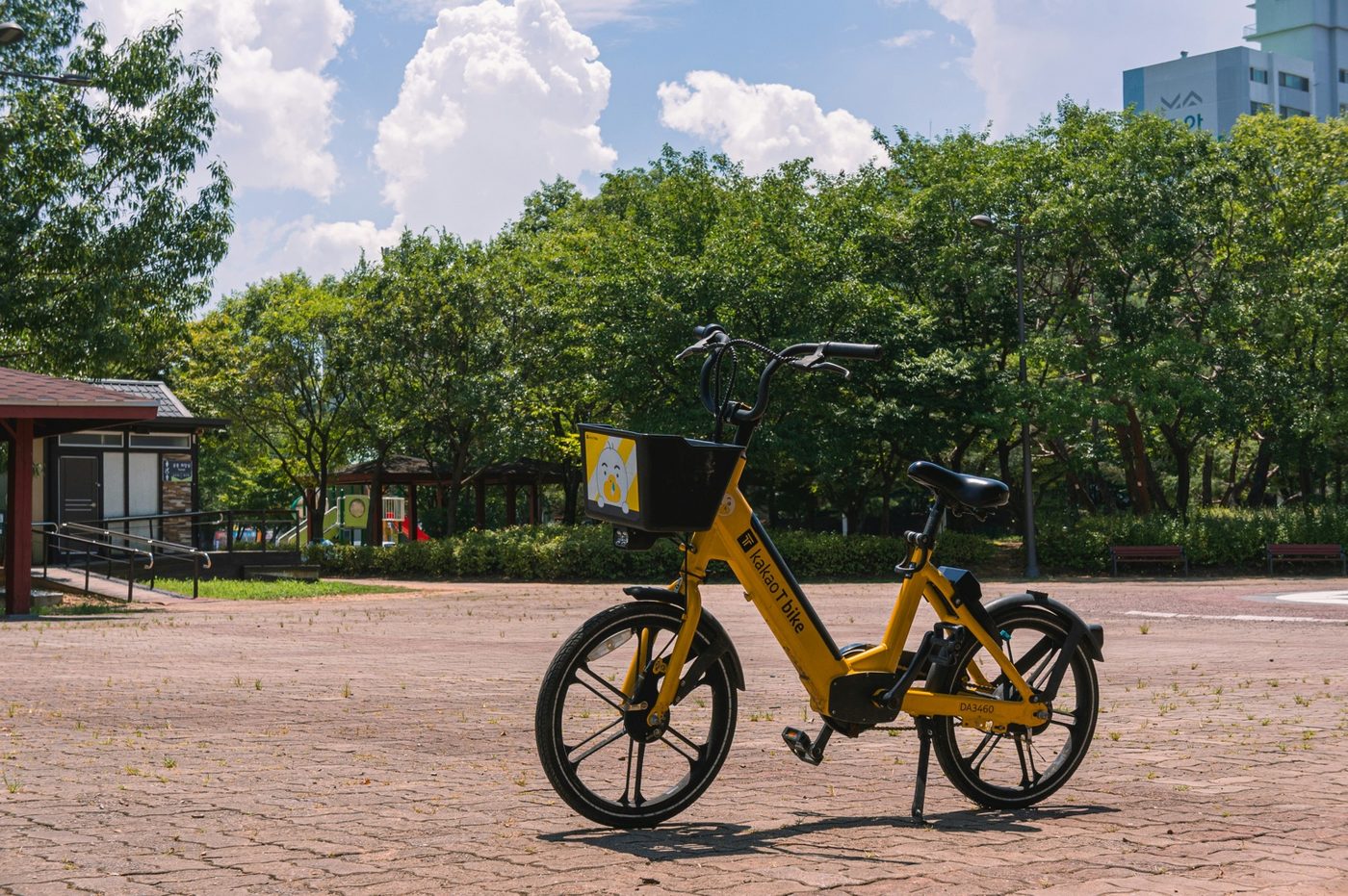 E-bike in a transit, parking, or urban access setting